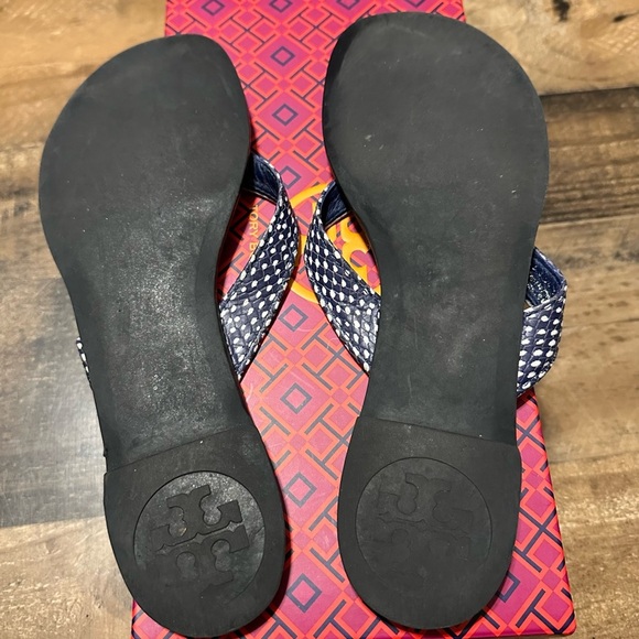 Tory Burch Thora 2 Polka Dot Sandals - Picture 2 of 6